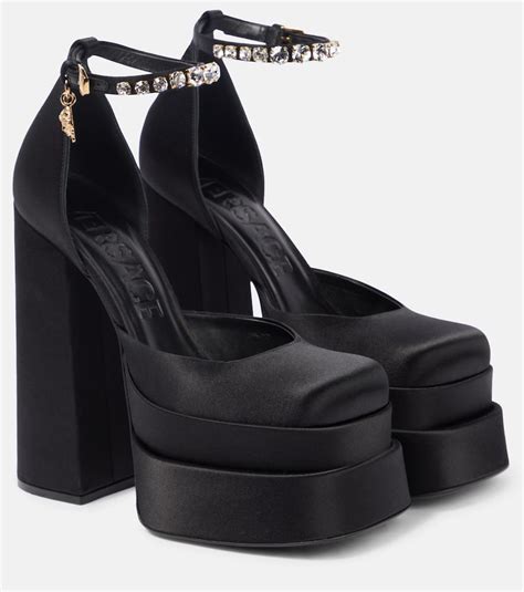 versace platform heels price|versace platform heels open toe.